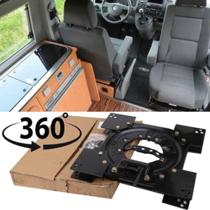 360° Drehsockel Drehkonsole drehbar Fahrer/Beifahrerseite für VW T5 T6 DE - Bild 1 von 13