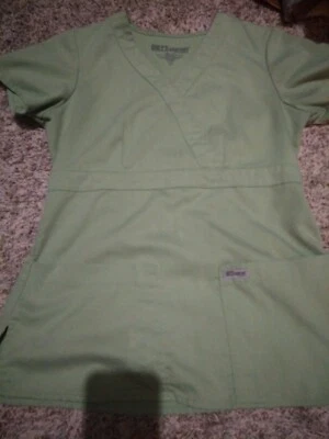 Greys Anatomy By Barco Scrub Top green Size Extra Small XS  - Image 1 of 4