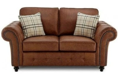 New Oakland High Quality Faux Leather Sofa Bed-Tan
