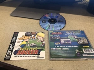 Sony Playstation 1 PS1 Backyard Soccer Game Complete Used Black Label - Picture 1 of 1