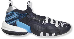 Adidas Trae Young 2 Shoes - NEW Mens Size 12 Black / Blue - #46024-OFCL - Picture 1 of 5