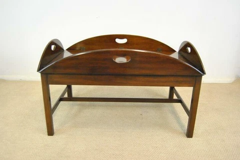 Kittinger Furniture Company Walnut Butler Table Cover