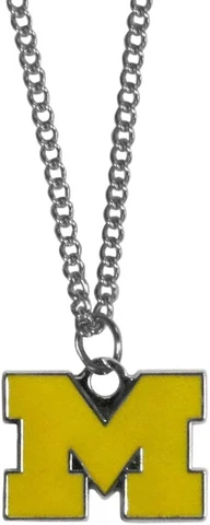 MICHIGAN WOLVERINES LOGO PENDANT NECKLACE Cover