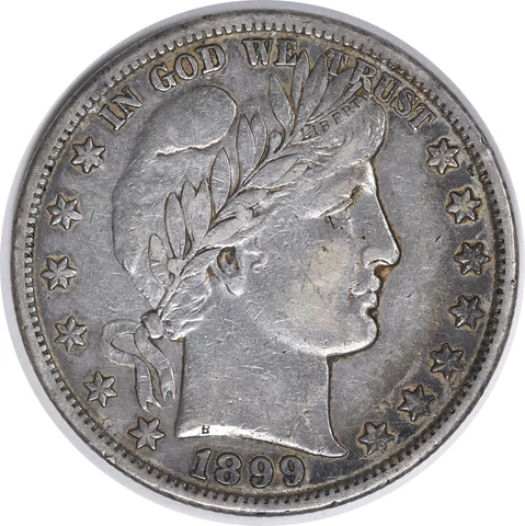 1899-S Barber Silver Half Dollar EF Uncertified #237 Cover