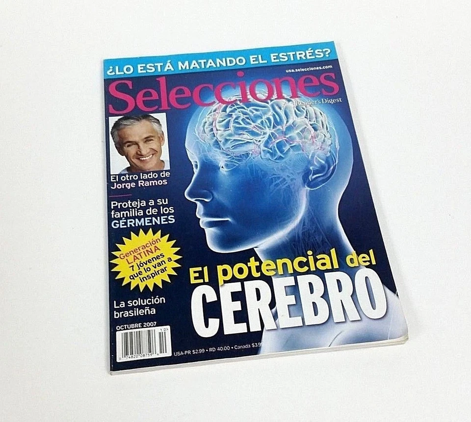Selecciones Magazine by Reader's Digest - Jorge Ramos octubre 2007 - Image 1 of 1