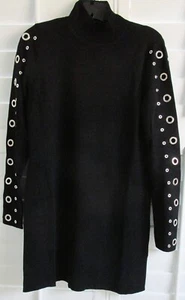 Vestido International Concept (NUEVO CON ETIQUETAS) tejido elástico adornado talla pequeña - Imagen 1 de 8