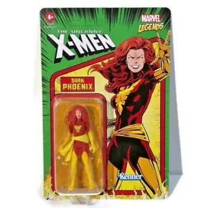 NUOVO Marvel Legends 2022 Dark Phoenix Retro Figure 3,75" Jean Grigio Xmen non perforato - Foto 1 di 7