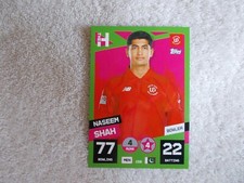 Cricket Attax The Hundred 2022 "NASEEM SHAH" #158 Welsh Fire Trading Card