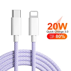 Cable Cargador USB C PD Carga Rápida para iPhone 14 13 12 11 Pro Max XS 7 8 Plus - Imagen 1 de 14