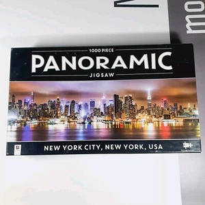 New York City New York USA Panoramic 1000 Piece Jigsaw Puzzle Size 99cm X 33cm - Picture 1 of 8