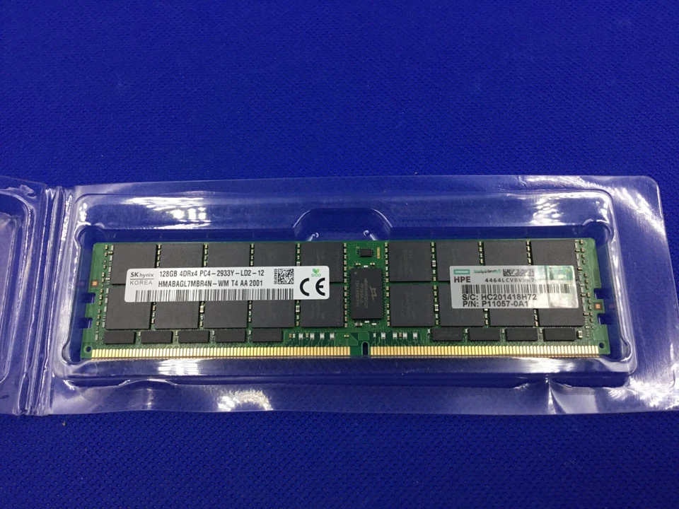 P11057-0A1 HPE 128GB 4RX4 DDR4-2933 CAS-21-21-21 LOAD REDUCED SMART MEMORY - Image 1 of 1