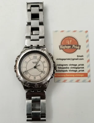 Vintage Swatch Irony Scuba SABLIER Watch 1994 Swiss Men's Watch Used Good - image 1 of 4