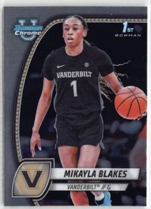 2024-25 Bowman Chrome University Mikayla Blakes (RC) Vanderbilt Commodores #55 - Picture 1 of 2