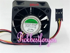 1PC SUNON 4028 4cm 12V 6.24W SG40281B1-Q03U-G99 Cooling Fan #H67 YD - Picture 1 of 3