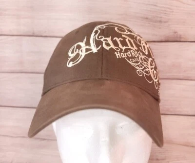 Gorra de béisbol marrón Hard Rock Café Orlando bordada ajustable  Foto 1 de 4