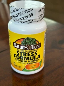 Nature's Blend Stress Formula Vitamins 60 Tabs - Picture 1 of 3