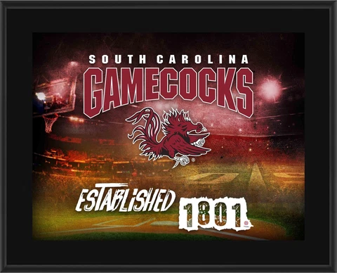 South Carolina 10.5x13 Sublimated Horizontal Team Logo Plaque - Fanatics Cover