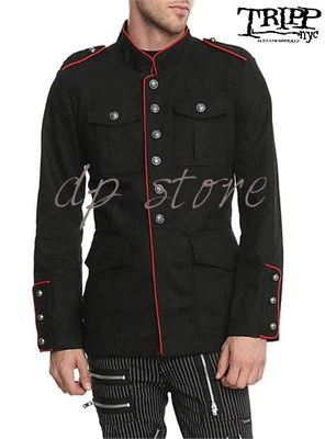 TRIPP MILITARY GOTH BAND OI MARINES ARMY GOTHIC JACKET COAT PUNK UNIFORM BD7368M - Image 1 of 4