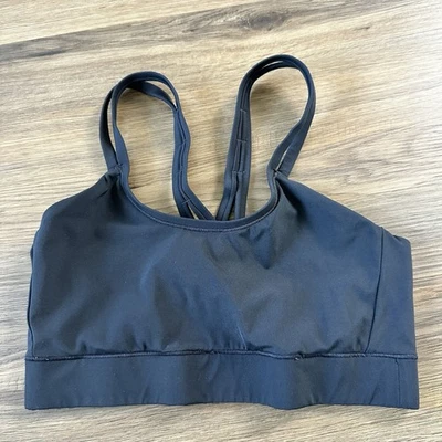 Janji Women Sports Bra Small Run Everywhere Groundwork Racerback Black No Pads - Image 1 of 4