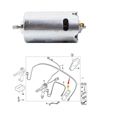 Convertible Top Folding Roof Hydraulic Pump Motor for BMW E46 E93 320 325 330 Foto 1 de 3