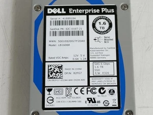 Disque SSD SanDisk Dell Enterprise Plus LB1606R 1,6 To SAS 2 2,5 pouces - Photo 1/6