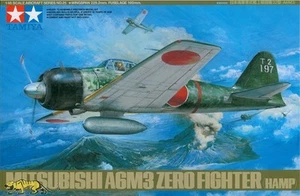 Tamiya 61025 Mitsubishi A6M3 Zero Fighter (HAMP) - 1:48 - Photo 1/1