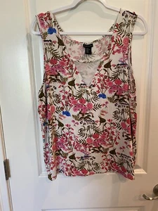 tahari women's XL/1X sleeveless top, so soft & pretty - Picture 1 of 8