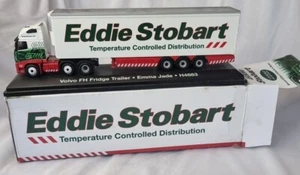 ATLAS Editions 1:76 Volvo FH Fridge Trailer Emma Jade H4663 Eddie Stobart -Boxed - Picture 1 of 9