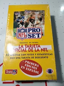 1991 PRO SET SPANISH 36 packs Factory Sealed Box Brett Favre Rookie RC Mint!🏈🔥 - Picture 1 of 6