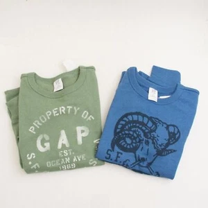 NWT Gap Kids Bundle of 2 Graphic Crewneck Sweatshirts Sz L(10/12) - Picture 1 of 5