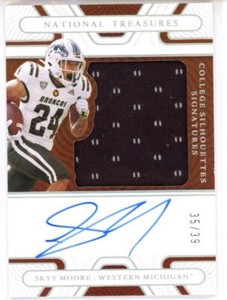 2022 Panini National Treasures Collegiate College Materials Signatures Silver #8