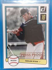 2016 Panini Donruss Nolan Ryan Gold Press Proof D82-45 /49  Ref055