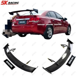 FOR 2017-22 INFINITI Q60 HIGH KICK DUCKBILL REAR TRUNK SPOILER WING CARBON FIBER - Picture 1 of 24