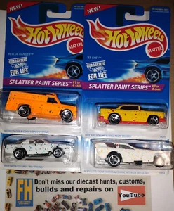 (SELLING COLLECTION!) Hot Wheels Splatter Paint Series-Please Read Description! - Picture 1 of 3