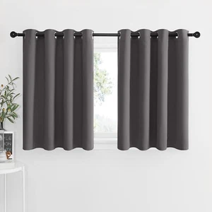 Cortinas Opacas Para Ventana De Cocina Tratamiento Termico Aislamiento Termico - Picture 1 of 5