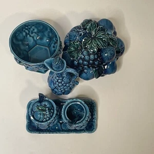 Vintage Inarco Japan Mood Indigo 7 piece set - Picture 1 of 13