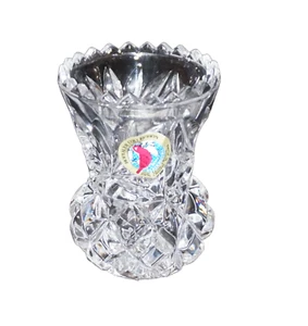 Haufbauer Byrde Collection Made in Germany 24 % Lead Crystal Toothpick Holder - Picture 1 of 6