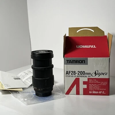 Tamron AF28-200mm Super F/3.8-5.6 LD Aspherical (IF) lens for Nikon-AF. D - Image 1 of 4