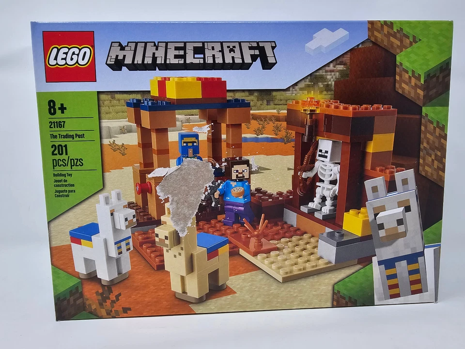 LEGO 21167 Minecraft: The Trading Post -  New & Sealed in Damaged Box - Image 1 of 4