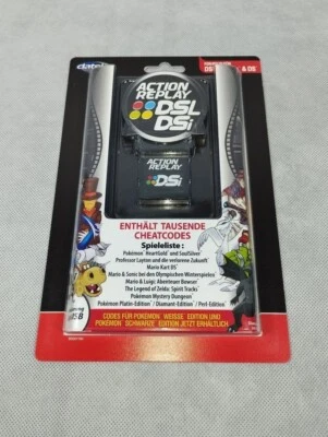 Action replay code de triche pokémon zelda mario Neuf Nintendo DS DSI DSLITE - Immagine 1 di 2