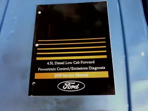 2008 FORD 4.5L DIESEL LOW CAB FORWARD POWERTRAIN DIAGNOSIS MANUAL - Picture 1 of 9