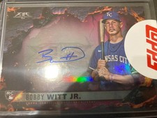 2022 Topps Fire Bobby Witt Jr. /25 #SS-BW Scorching Sig Autograph RC