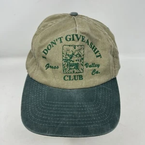 vintage hat grass valley california Funny I Don’t Give A SHlT Club Norcal Comedy - Picture 1 of 13