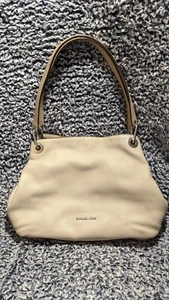 Michael Kors Handtasche Beuteltasche Raven Large Creme Pebbled Leder - Bild 1 von 24