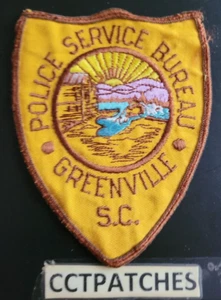 GREENVILE, SOUTH CAROLINA POLIZEIDIENST BÜRO SCHULTERAUFNÄHER SC - Bild 1 von 2