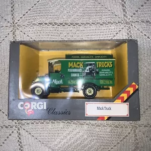VINTAGE 1986 Corgi Renault Mack Truck NOS Original Box C906/1 - Picture 1 of 18