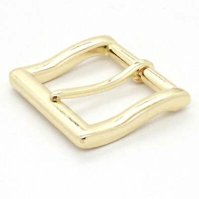 Hebilla de barra de tacón cuadrado placa de latón de 1,5 pulgadas 65102-01 Foto 1 de 3