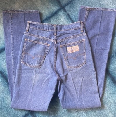 Jeans Levi’s 25 W de colección para damas, mecánicos agricultores y mineros. Raro Blanco Años 70 80 Foto 1 de 4