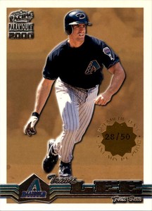 2000 Paramount Premiere Date #14 Travis Lee DIAMONDBACKS 28/50 - NM-MT