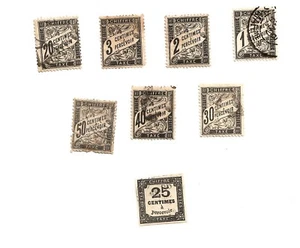 France 1881 collection of postage dues fine used - Picture 1 of 1
